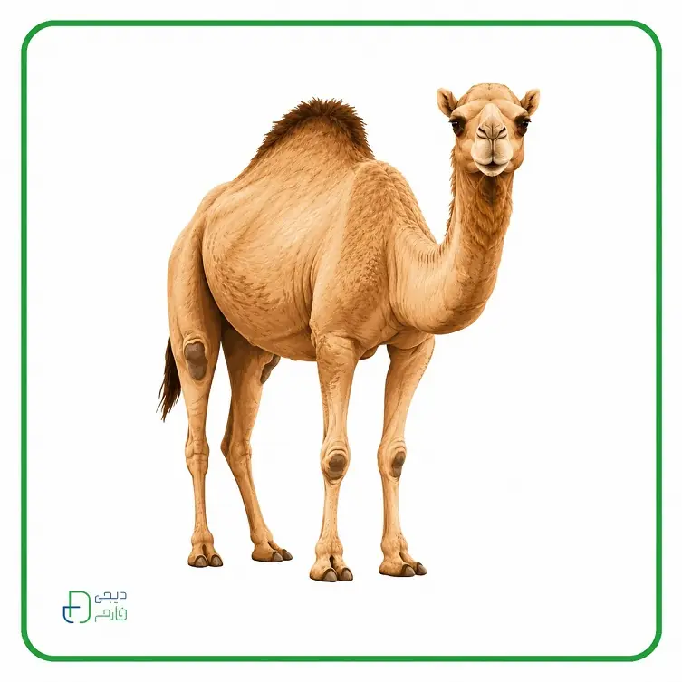 شتر و بچه شتر 