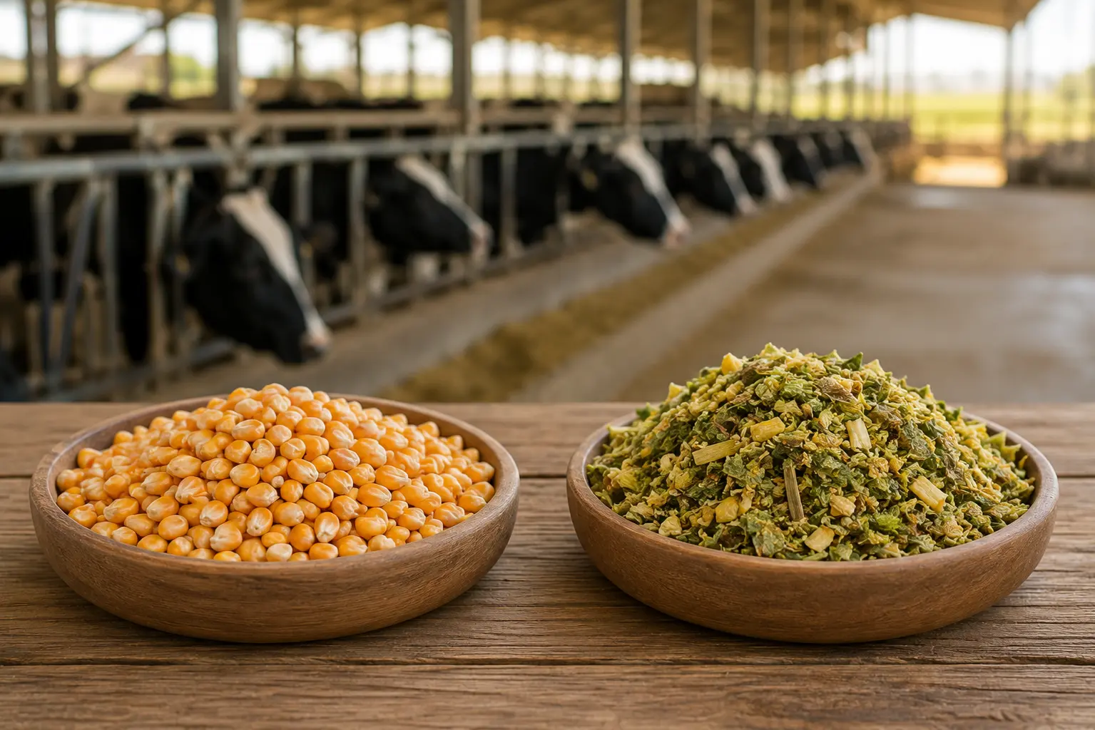 مقایسه ذرت دانه ای و سیلاژ ذرت در تغذیه دام